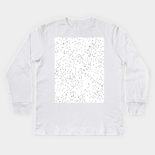 Black and white pattern Kids Long Sleeve T-Shirt